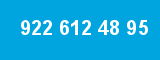 922 612 48 95 922 612 48 95